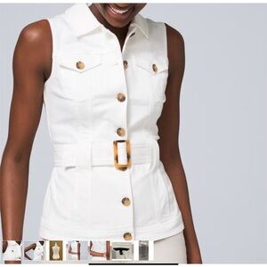 WhiteHouse BlackMarket vest sz 16